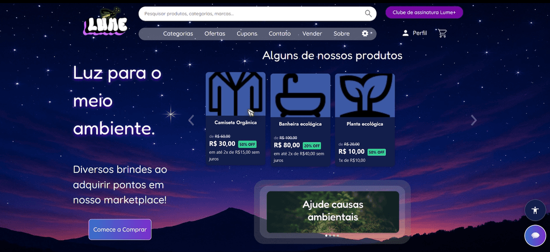 Lume - Marketplace sustentável