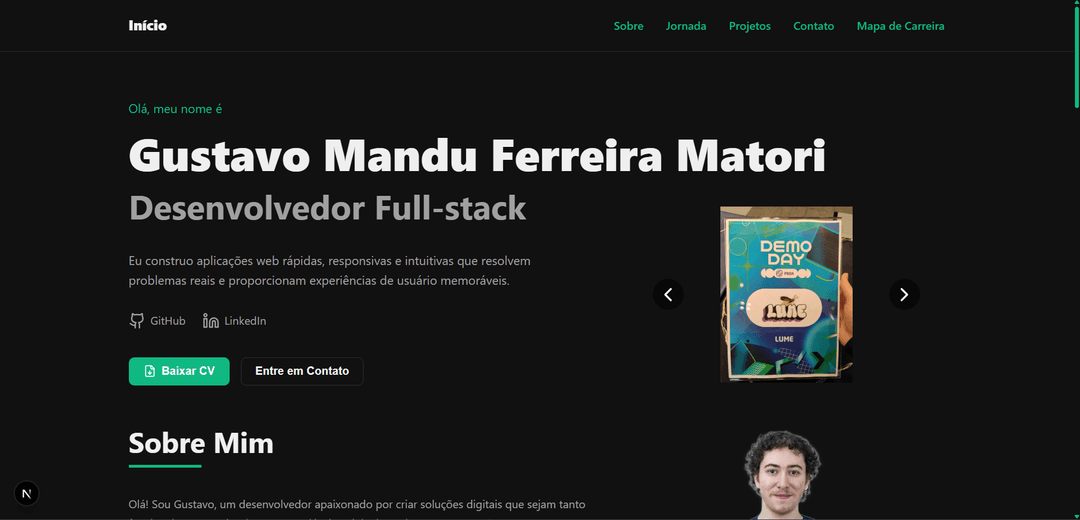 Portfólio Pessoal (Este Site)